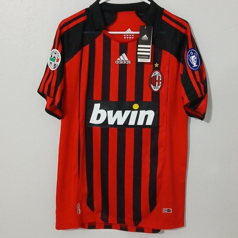 AC Milan Ronaldo Mens Jersey 2007 Size Various.